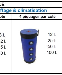 Bouteille de mélange et Ballon tampon BMEL